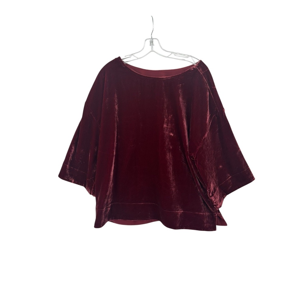 Soft Surroundings Aria Velvet Tunic Top Womens 1X NWT Holiday Luxury Soft Gala